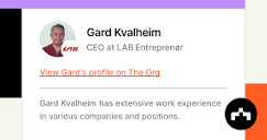 Gard Kvalheim - CEO at LAB Entreprenør | The Org