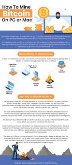 A new mac will provide the optimal mining speeds for both currencies. How To Mine Bitcoin On Pc Win10 Mac And Linux Crypto Miner Tips Bitcoin Best Gpu Mining