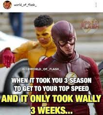 Kid Flash And The Flash Kid Flash Flash Funny The Flash Grant Gustin
