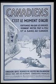 Affiche Pour Le Recrutement Pendant La Premiere Guerre Mondiale Canadian History Propaganda Posters Social Studies Resources