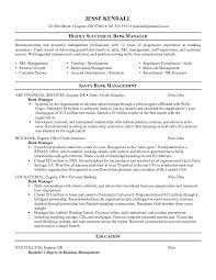 bank job resume samples