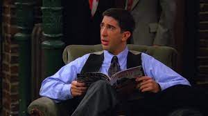 Joey proposes (clip) | tbs level 9. Books In Tv Series On Twitter Ross Reads Anthropology Weekly In Friends Season 1 Episode 9 Booksintvshows Friendstvshow