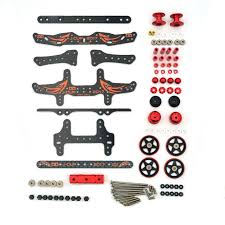 Ma Ar Chassis Modify Parts Set Carbon Fiber Plates Rollers