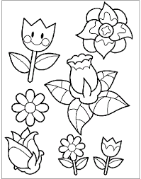 Plansa de colorat cu printesa primaverii zane prințesă prințese. Plansa De Colorat Cu Flori De Primavara Planse De Colorat Flower Coloring Sheets Flower Coloring Pages Crayola Coloring Pages