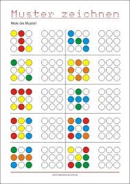 Muster Ubertragen Forderung Der Augenhandkoordination Mathe Fur Vorschulkinder Vorschulideen Arbeitsblatter Vorschule