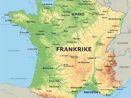 Det behövs inget visum för att resa till frankrike. Karta Frankrike Se Till Exempel Paris Nice Och Strasbourg