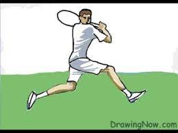 How To Draw A Tennis Champion - Youtube