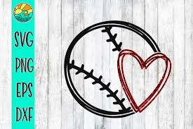 Free Free 329 Love Baseball Heart Svg SVG PNG EPS DXF File
