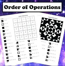 Order of operations madness is a set of 2 worksheets that allow your students to practice order of operations using basketball brackets to increase their students have the option of selecting images in color or black and white. Order Operations Color Worksheet 1 Sumnermuseumdc Org