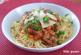 Spaghetti Bolognese Little Grazers Spaghetti Bolognese Bolognese Recipes