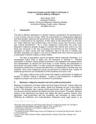 The federal constitution consists of 183 articles and and 15 parts. Indigenous Peoples And The Right To Participate In