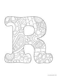 Coloring is a great way to spend quality time with your child or anyone and it is fun. Letter R Coloring Pages Alphabet Educational Letter R Of 2 Printable 2020 209 Coloring4free Coloring4free Com