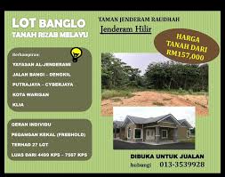 Harga dari rm89,000 hingga rm 95,000. Tanah Lot Untuk Dijual Lot Banglow Putrajaya Dengkil Facebook