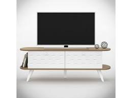Buse Tv Sehpasi Beyaz Ceviz Goruntuler Ile Teak Duvar Uniteleri Tv Unitesi