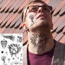 Many men choose their necks for their most meaningful tattoos. Male Neck Tattoos Men Black Henna Fake Tattoo Face Arm Sleeve Finger Party Tattoo Removable Waterproof Sexy Body Stickers Face Temporary Tattoos Aliexpress