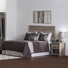 Choose your ideal grey upholstery fabric for your upholstered headboard or bed frame. Better Homes Gardens Rustic Ranch Queen Headboard Gray Oak Walmart Com Queen Headboard Grey Oak Bed Frame Mattress