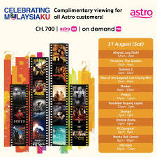 Senarai channel free untuk pelanggan astro njoi (oktober 2019) 100 njoi 101 tv1 102 tv2 3 yıl önce. Astro Radio News On Twitter Join Us In Honouring All Malaysian Filmmakers Talents And Those Behind The Scenes Enjoy Over 40 Malaysian Films For Free On Malaysiaku Hd Channel Ch 700 On