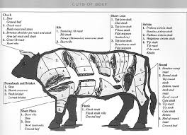 Beef Cutting Chart Butcher Alnwadi
