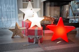 Sterne Rot Xmas Christmas Sterne Lichter Beleuchtung Gartenbeleuchtung Red Navidad