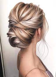 23 Gorgeous Knotted Blonde Updos For Women 2018 Searching For Best Updo Styles We Have Rounded Up So Granny Hair Blonde Updo Formal Hairstyles For Short Hair
