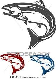 Salmon Fish Clipart K8938411 Fish Illustration Salmon Drawing Fish Clipart