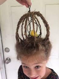 Name Bird With Crazy Hair Bird Cage Crazy Hair Day Crafting With Kids Wacky Hair Days Wacky Hair Whacky Hair Day