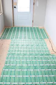 Easy To Install Heated Flooring The Creek Line House Heated Floors Installing Heated Floors Basement Flooring Options