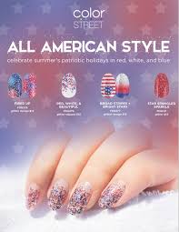 All American Style Color Street Color Street Color Street Nails Patriotic Nails