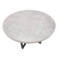 Galton eucalyptus timber indoor / outdoor dining armchair with rope seat, natural / charcoal. Caspian Concrete Effect 120cm Round Dining Table 4 Skyla Blue Velvet Chairs