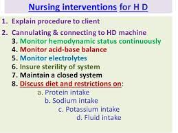 Nursing Care Of Patient On Dialysis
