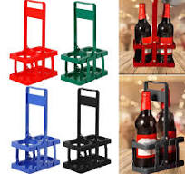 Wine Bottle Holder BESPORTBLE Folding 8-Hole Bottle Carrier – Portable  Drink Rack For Beer, Water, Wine Wine Carrier