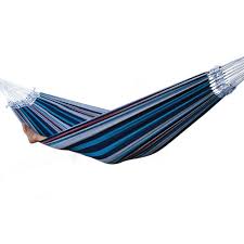 Indoors, all you need is a standard ceiling, a drill, and a couple of minutes. Vivere Brazilian Style Double Hammock In Denim The Home Depot Canada