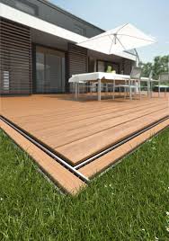 Stilvolle Entwasserung Fur Holzterrassen Holzterrasse Terrassengestaltung Steinterrassen