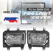 2pcs Bumper Front Crystal Clear Fog Light Cover For Bmw E30 318i 318is 325i 325is Review Bmw E30 Light Covers Bmw