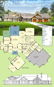 Check out our 4 car garage plans selection for the very best in unique or custom, handmade pieces from our architectural drawings shops. Plan 23681jd 4 Bed Craftsman With Dynamic Floor Plan House Plans Architectural Design House Plans Craftsman House