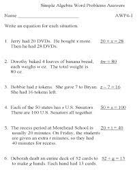 On this printable, students will work six questions starting with two easy problems followed by four more of increasing difficulty. Algebra Word Problems Solution Free Math Worksheets Grade Numbers 1 Subtraction Integers Answer Problem Sumnermuseumdc Org