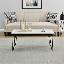 Maybe you would like to learn more about one of these? Ameriwood Home Owen White Retro Coffee Table With Black Hair Pin Legs Ebay