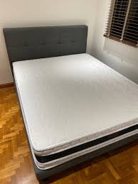 The standard queen size is recommended. Final Price Drop Brand New Queen Size Bed And Mattress For Sale Furniture Beds Mattresses On Carousell