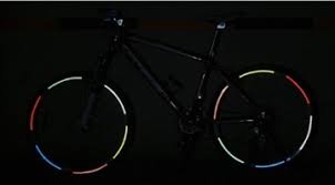 Serliy Rad Buntes Reflektierendes Fahrrad Felgen Aufkleber Rad Abziehbild Aufkleber Radfahren Fahrradfelge Com