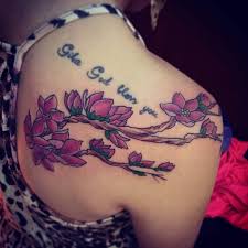 Cherry blossom tree tattoos can be designed according to the bends of various body parts. 150 Cherry Blossom Tattoos Meanings Ultimate Guide 2021