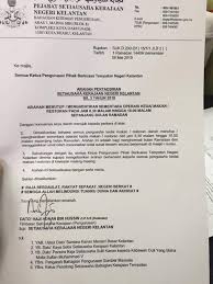 Contoh surat berhenti kerja 24 jam ｜ tony's blog via yaplog.jp. Surat Rasmi Kepada Menteri Besar Kelantan