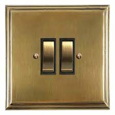 Check spelling or type a new query. Edwardian Rocker Light Switch 2 Gang Antique Satin Brass Broughtons Lighting Ironmongery