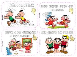 A turma da mônica foi criada por mauricio de sousa em 1959 e deis de lá vem ganhando fã e admirados por. Combinados Coloridos Turma Da Monica Dani Educar