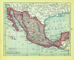 The above map can be downloaded, printed and used for educational purposes or coloring. 1910 Dollar Atlas Vintage Map Pages Mexico Map On One Side Green Basics Inc