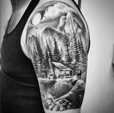 25 Atemberaubende Berg Tattoos Dass Flat Rock Atemberaubende Tatowierunghandgelenk Tatowierungideen Tatowi Natur Tattoo Arm Landschaftstattoo Berg Tattoos
