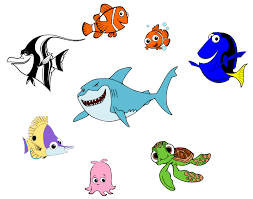 Download Krafty Nook Free Character Sag Files Disney Finding Nemo Svg Nemo Birthday Party