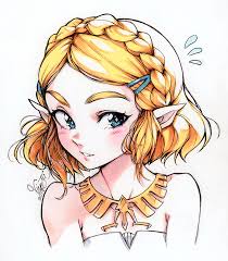 Zelda Short Hair By Belivinetsu On Deviantart Zelda Drawing Legend Of Zelda Memes Zelda Art