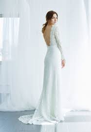 Valerie Tatyana Merenyuk Silk Crepe Wedding Dress Long Sleeve Gown Silk Wedding Dress