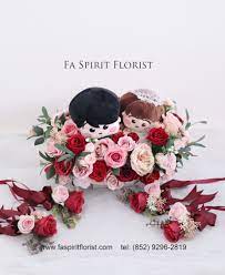 wedding car decoration 婚車佈置 花車佈置 車花公仔 車門花 絲花 仿真花 silk flower fresh wedding flowers artificial bouquet silk flower bouquets