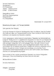 Bewerbungsschreiben Lager Und Transportarbeiter
